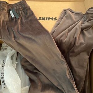 SKIMS amethyst wide leg pants size small